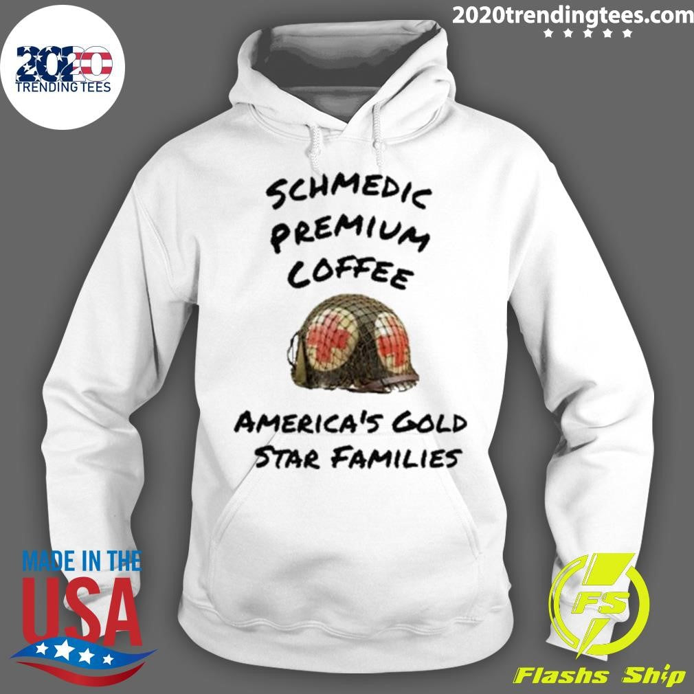 Top schmedic Premium Coffee America's Gold Star - Adult & Kids T-Shirts, Sweatshirts & Hoodies apparel design preview 2