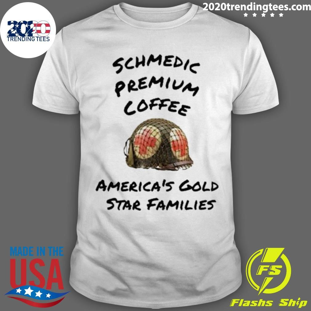 Top schmedic Premium Coffee America's Gold Star - Adult & Kids T-Shirts, Sweatshirts & Hoodies apparel design preview 1