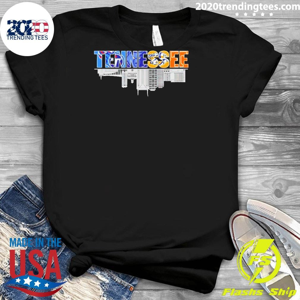 Top tennessee Skyline City - Adult & Kids T-Shirts, Sweatshirts & Hoodies apparel design preview 3