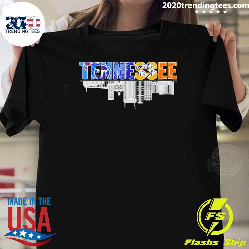Top tennessee Skyline City - Adult & Kids T-Shirts, Sweatshirts & Hoodies apparel design preview 1
