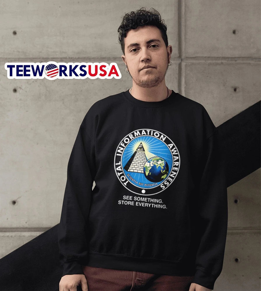 Total Information Awareness Program - Adult & Kids T-Shirts, Sweatshirts & Hoodies apparel design preview 5