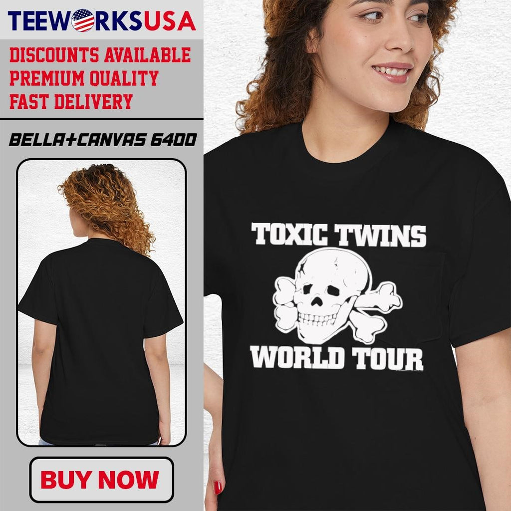 Toxic Twins Skull world tour - Adult & Kids T-Shirts, Sweatshirts & Hoodies apparel design preview 4