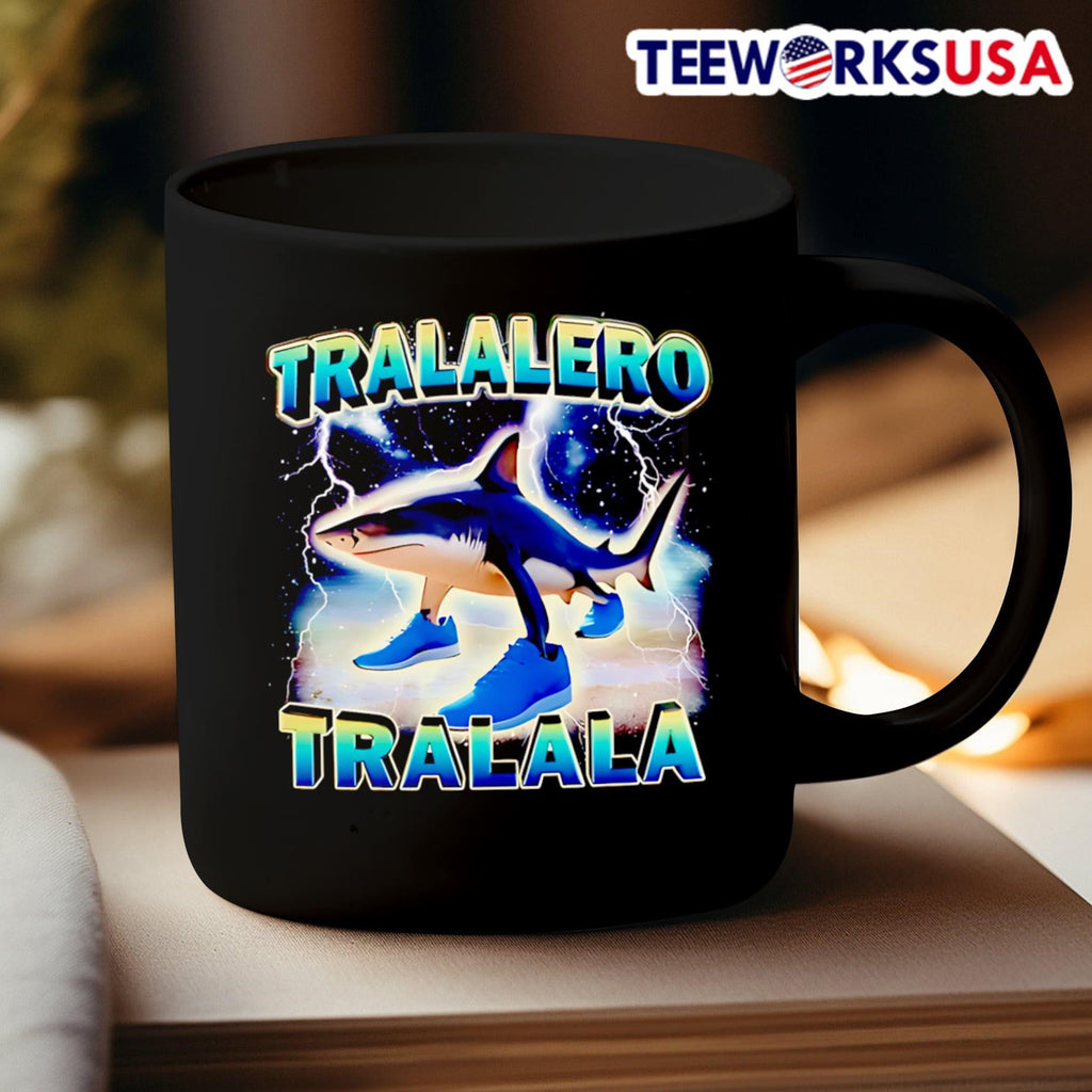 Tralalero Tralala funny shark - Adult & Kids T-Shirts, Sweatshirts & Hoodies apparel design preview 3