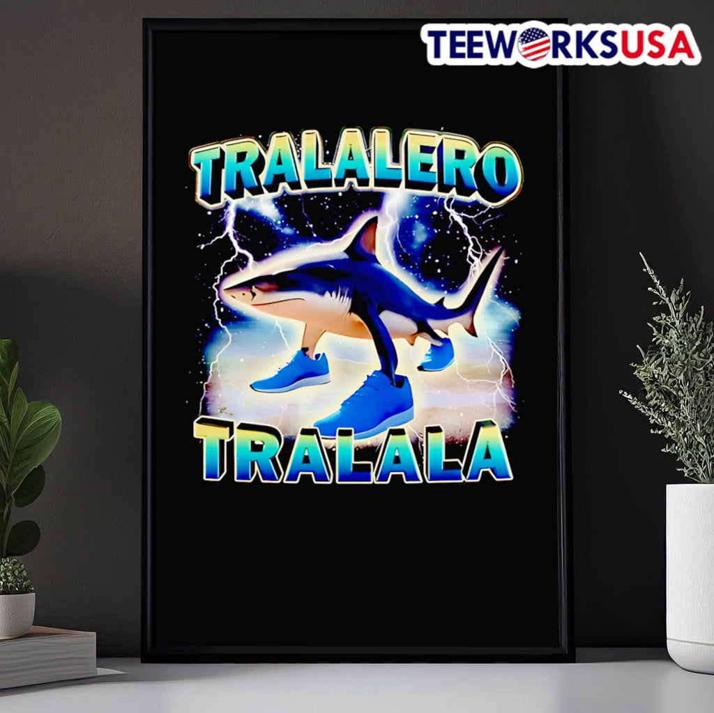 Tralalero Tralala funny shark - Adult & Kids T-Shirts, Sweatshirts & Hoodies apparel design preview 5