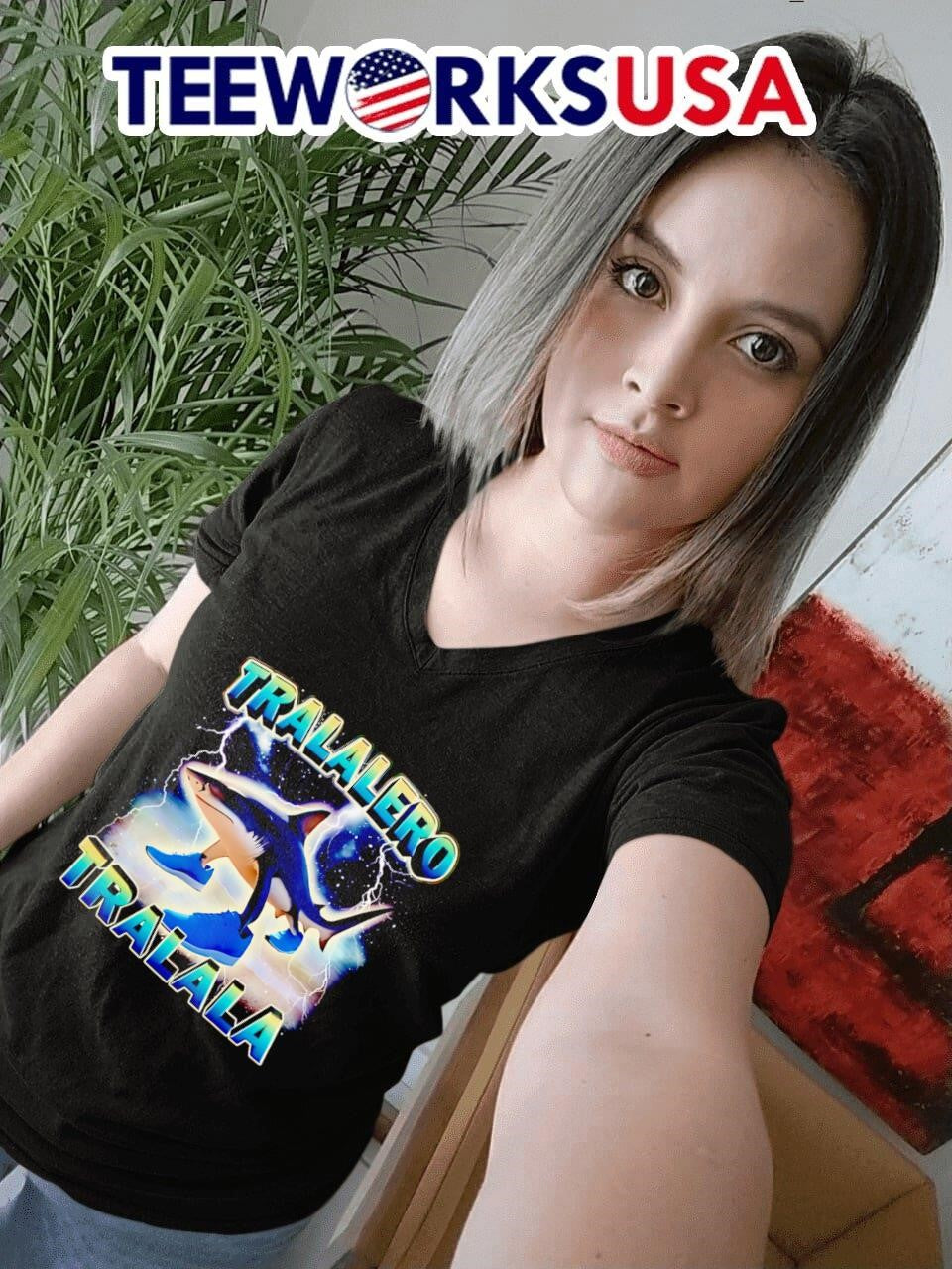 Tralalero Tralala funny shark - Adult & Kids T-Shirts, Sweatshirts & Hoodies apparel design preview 7