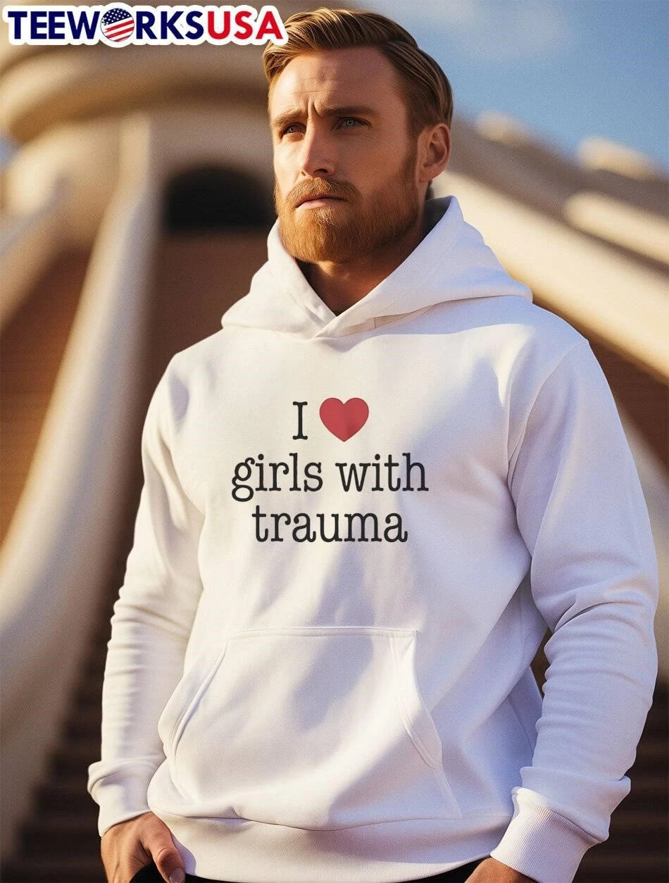 Trauma Survivor Gift I Love Girls with - Adult & Kids T-Shirts, Sweatshirts & Hoodies apparel design preview 2