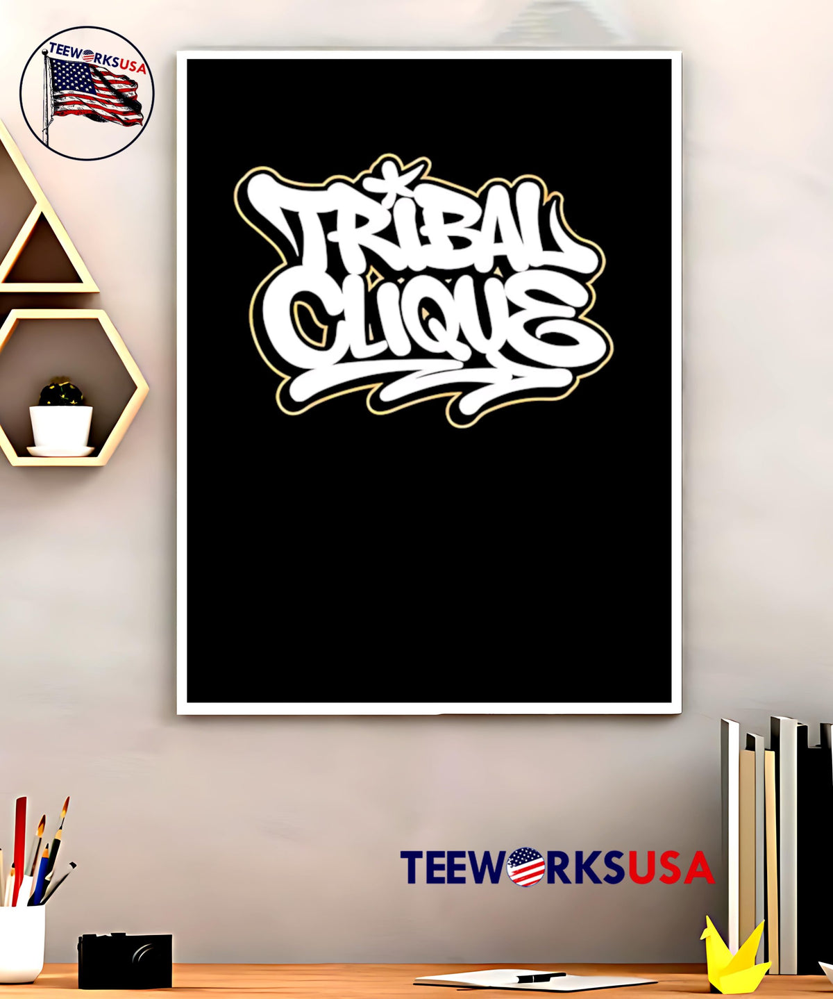 Trendy tribal print tops for your casual style - Adult & Kids T-Shirts, Sweatshirts & Hoodies apparel design preview 5