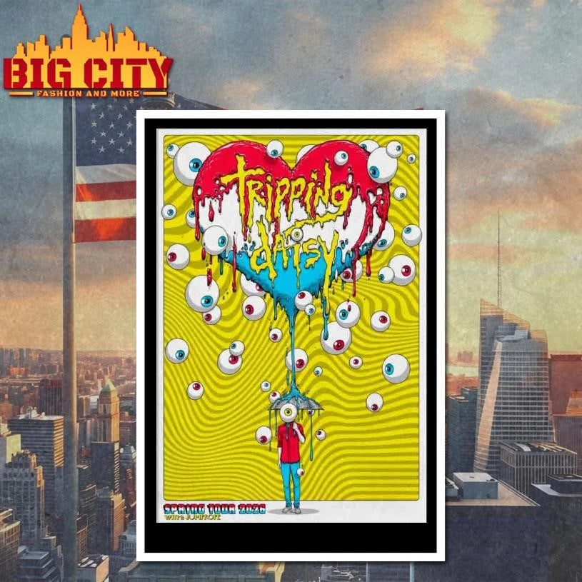 Tripping Daisy Spring Tour 26 Poster - Adult & Kids T-Shirts, Sweatshirts & Hoodies apparel design preview 4