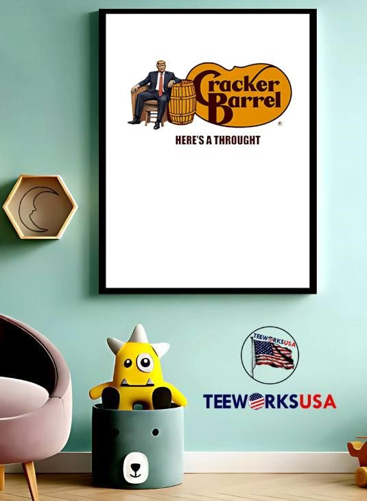 Trump Here's A Thought Cracker Barrel - Adult & Kids T-Shirts, Sweatshirts & Hoodies apparel design preview 3