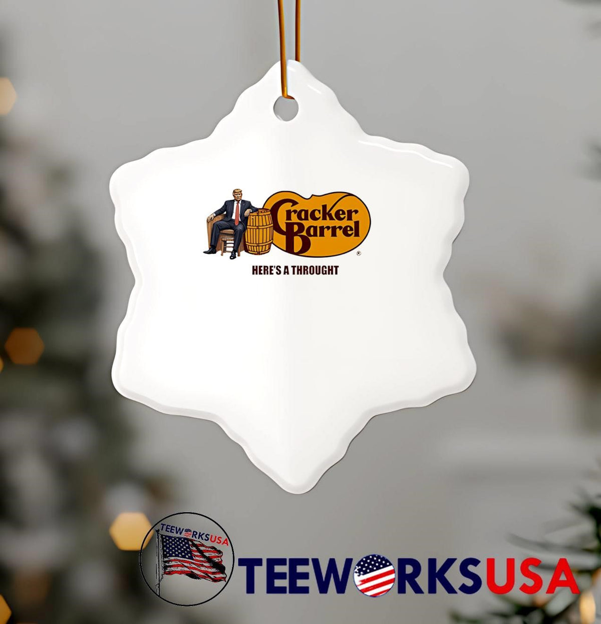 Trump Here's A Thought Cracker Barrel - Adult & Kids T-Shirts, Sweatshirts & Hoodies apparel design preview 7