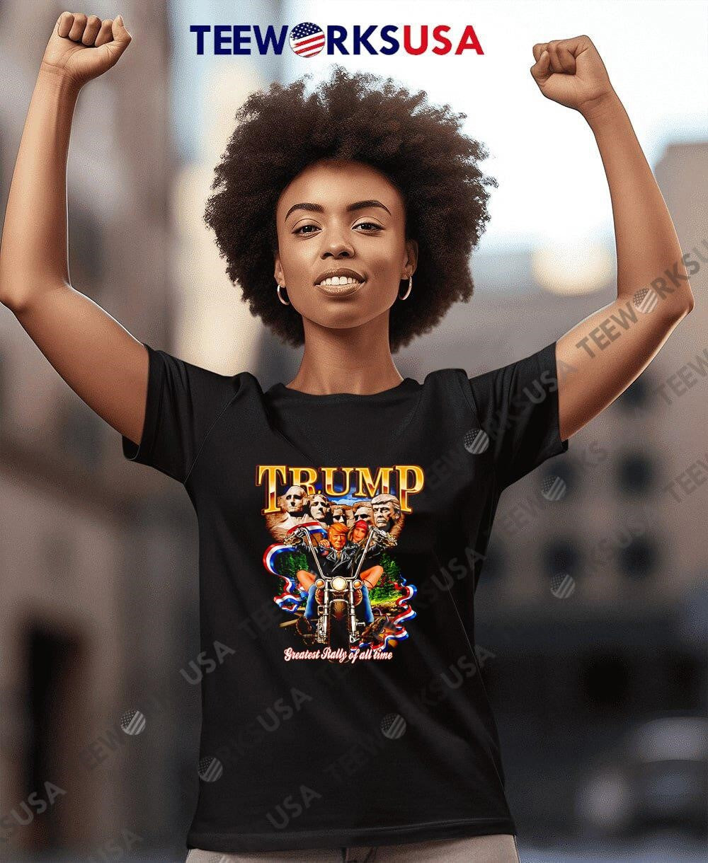 Trump greatest rally of all time - Adult & Kids T-Shirts, Sweatshirts & Hoodies apparel design preview 4