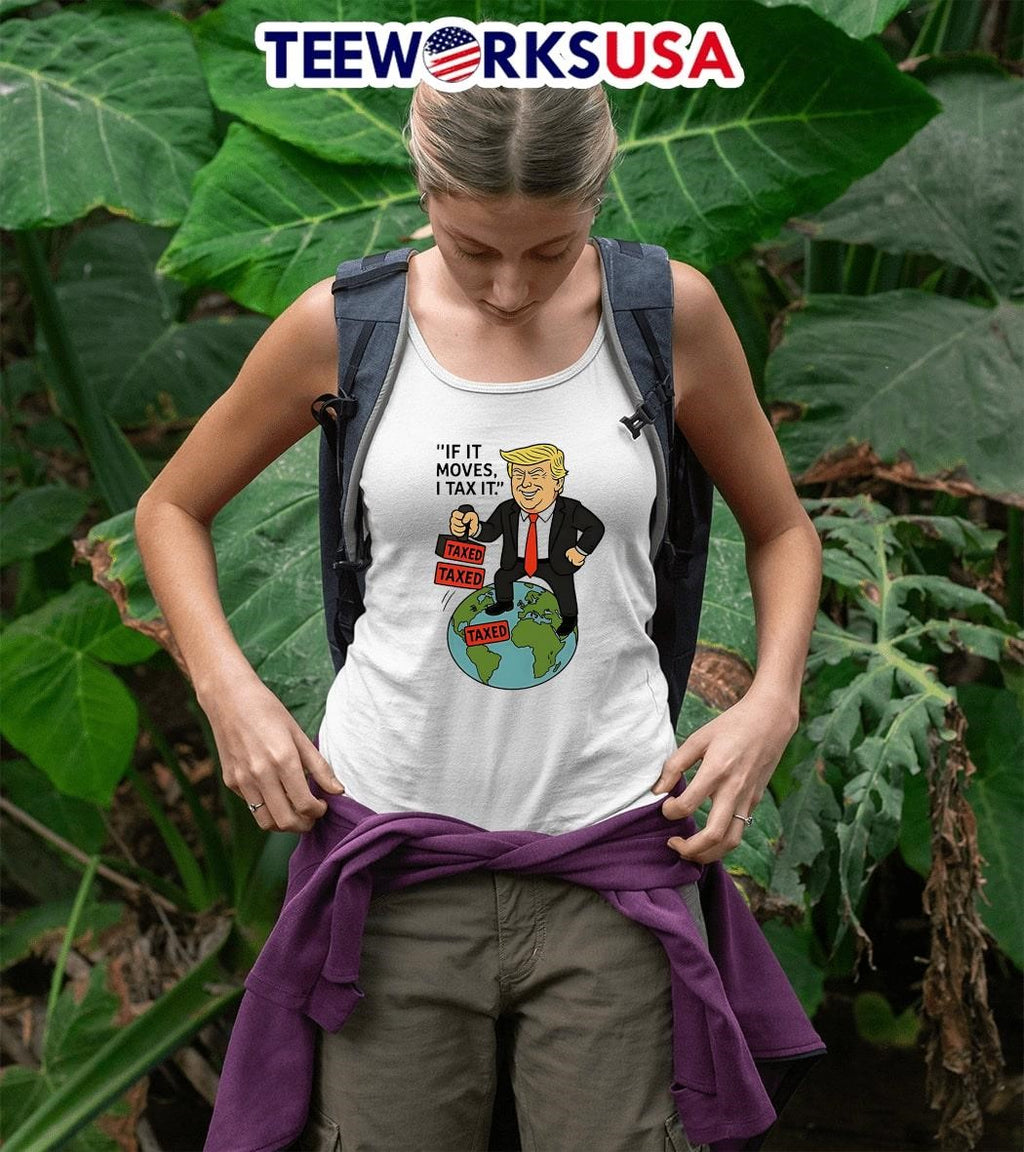 Trump if it moves I tax - Adult & Kids T-Shirts, Sweatshirts & Hoodies apparel design preview 5