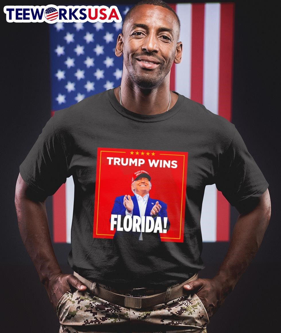 Trump wins Florida - Adult & Kids T-Shirts, Sweatshirts & Hoodies apparel design preview 1
