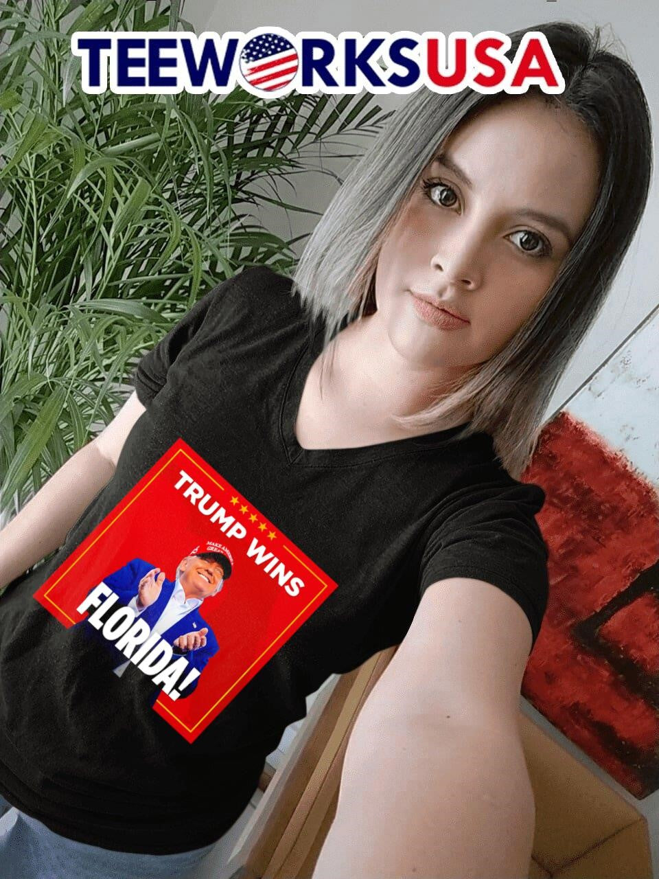 Trump wins Florida - Adult & Kids T-Shirts, Sweatshirts & Hoodies apparel design preview 4