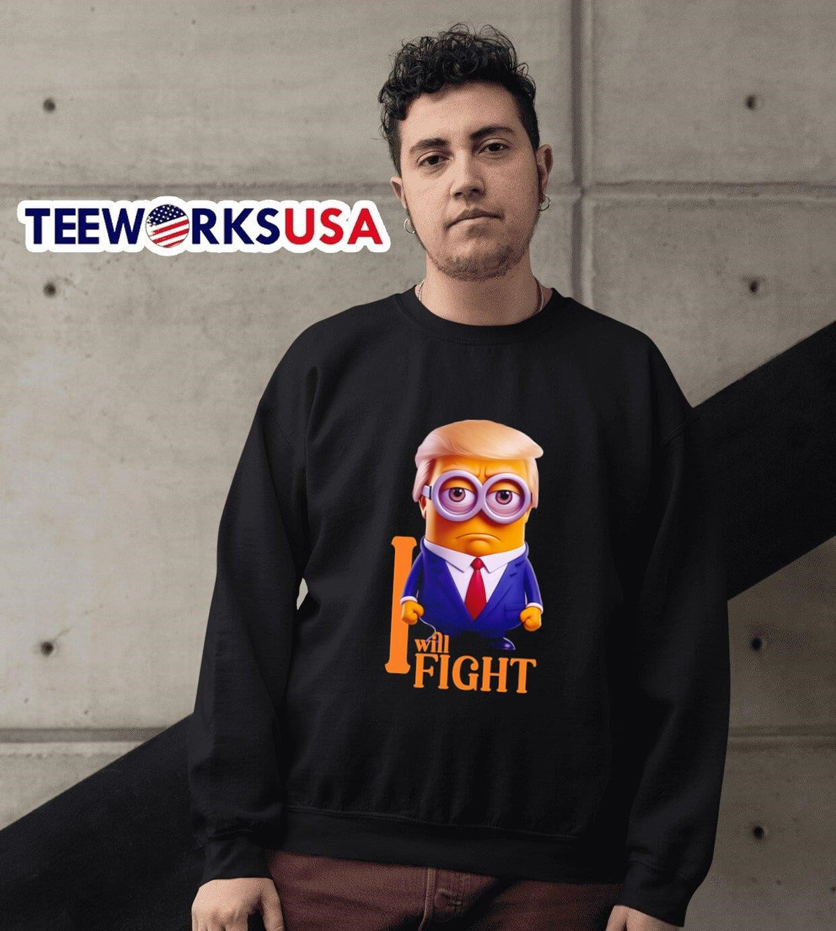 Trumpion I will fight - Adult & Kids T-Shirts, Sweatshirts & Hoodies apparel design preview 6