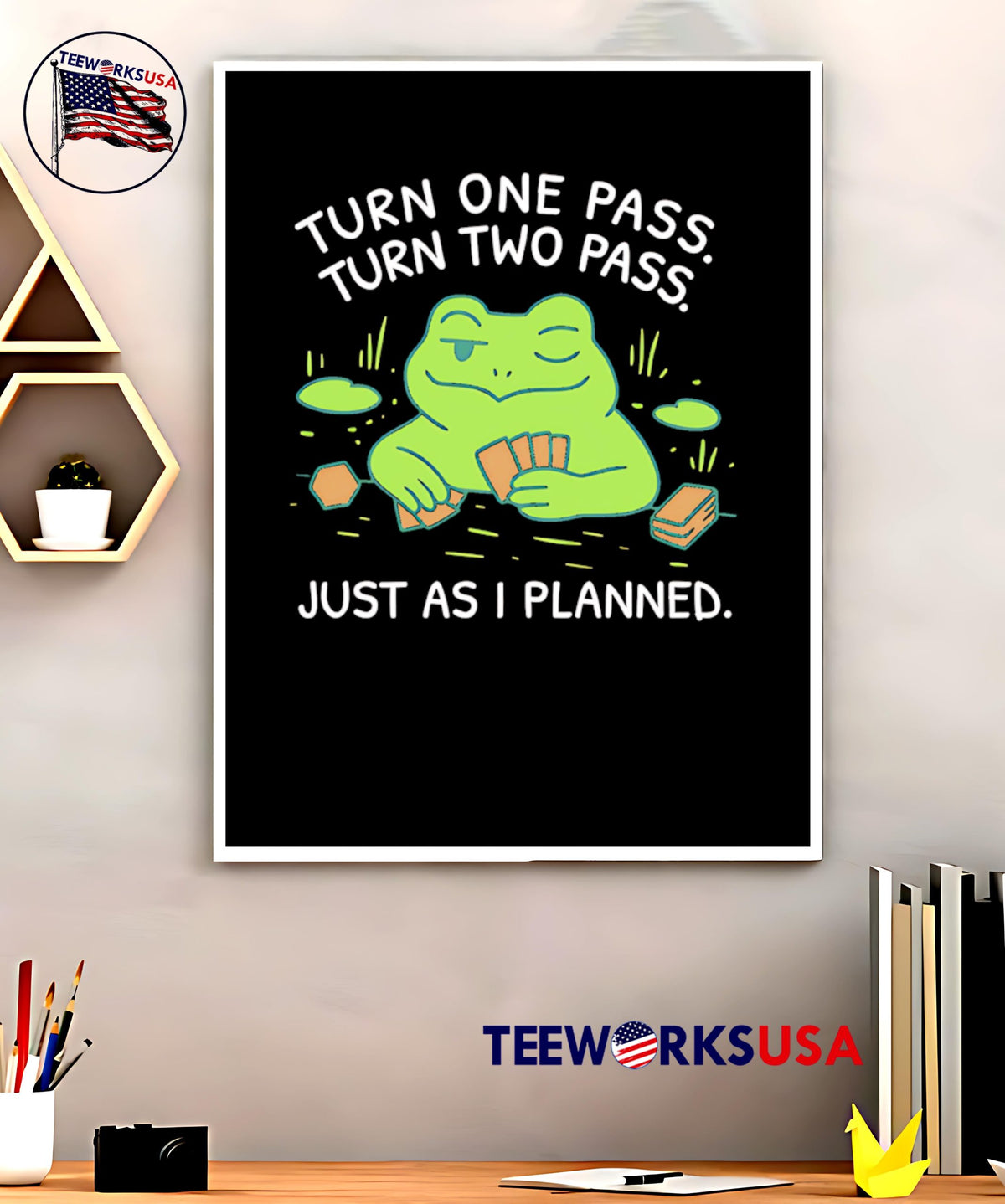 Turn One Pass Two Just As I Planned - Adult & Kids T-Shirts, Sweatshirts & Hoodies apparel design preview 5