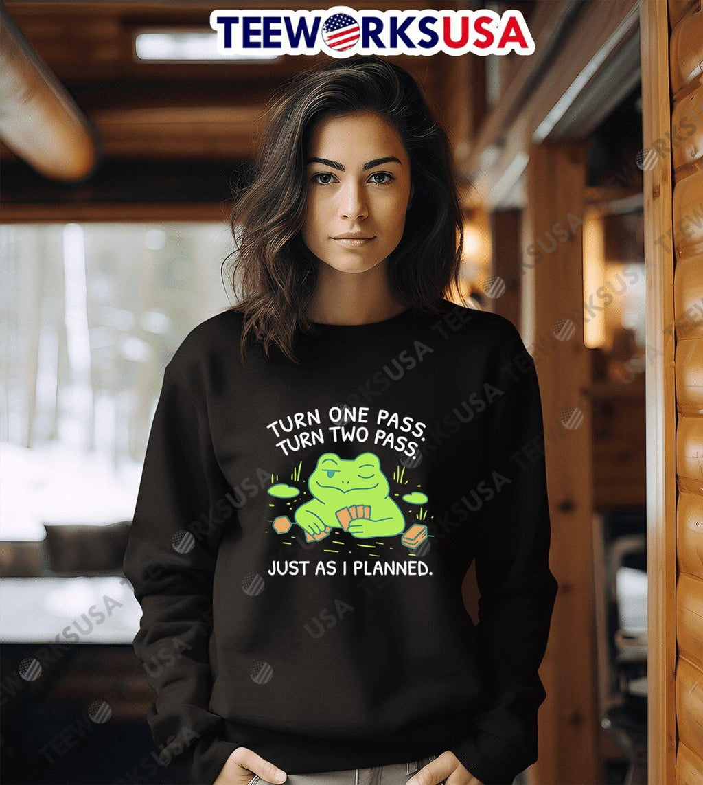 Turn One Pass Two Just As I Planned - Adult & Kids T-Shirts, Sweatshirts & Hoodies apparel design preview 6