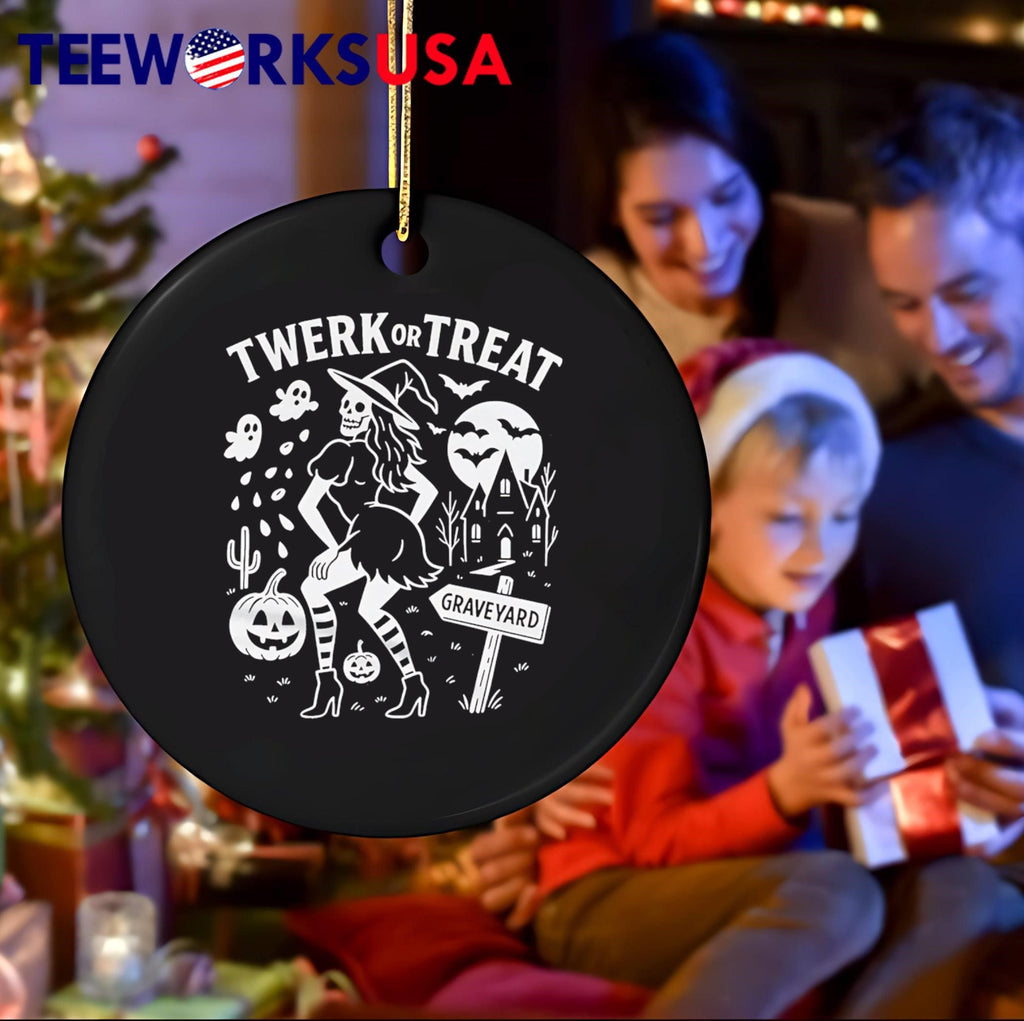 Twerk Or Treat Graveyard - Adult & Kids T-Shirts, Sweatshirts & Hoodies apparel design preview 4