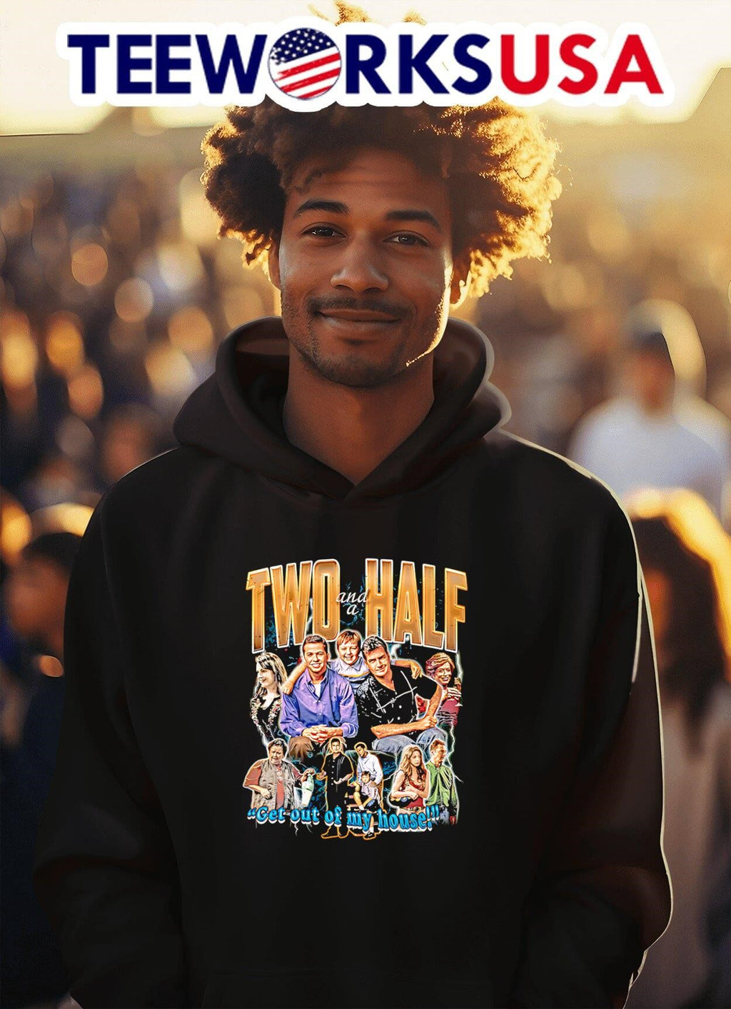 Two And A Half Men graphic - Adult & Kids T-Shirts, Sweatshirts & Hoodies apparel design preview 2