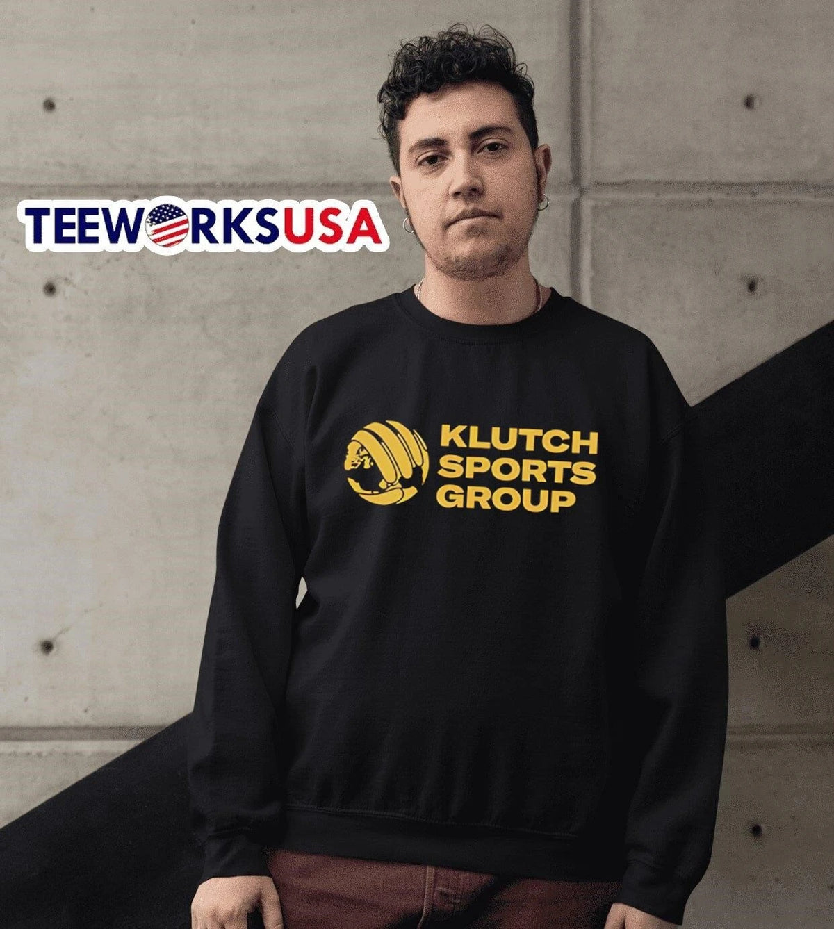 Tyrese Maxey Klutch Sports Group Gold Logo - Adult & Kids T-Shirts, Sweatshirts & Hoodies apparel design preview 6