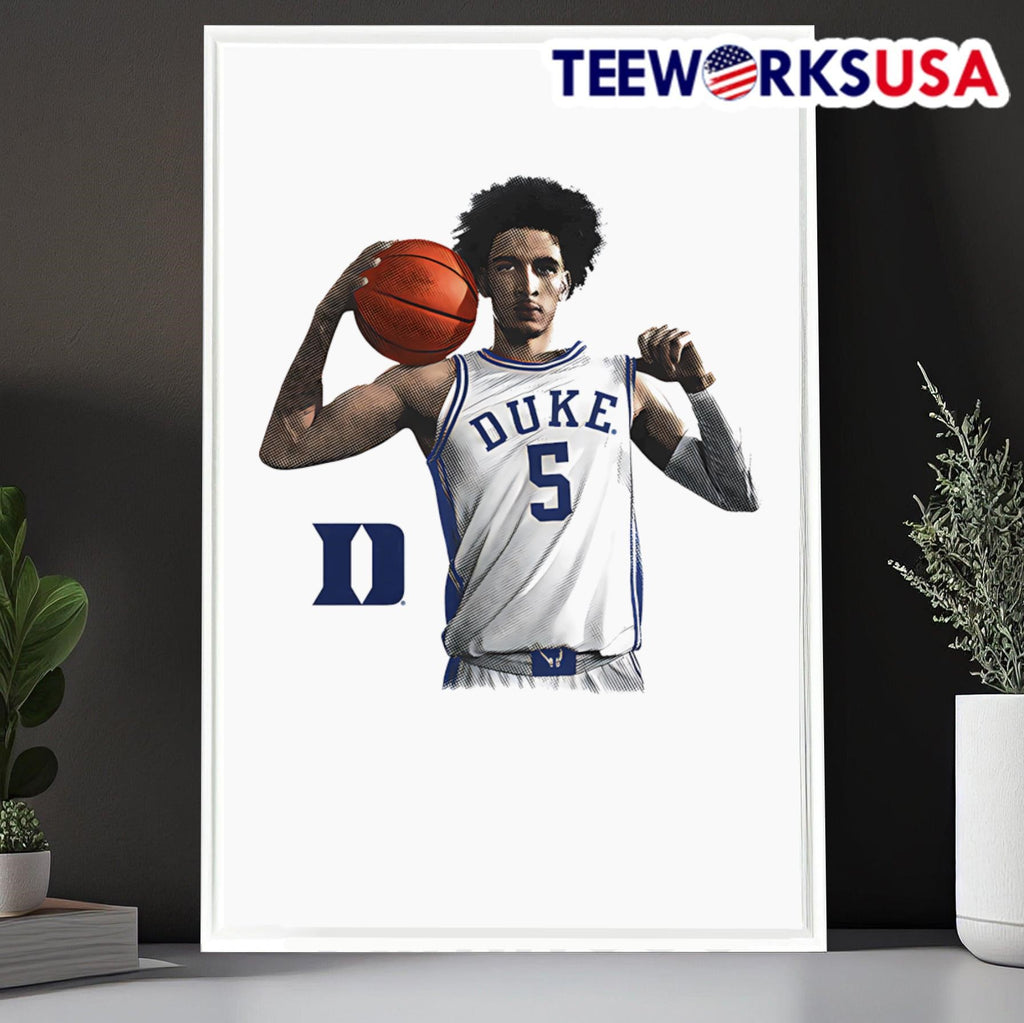 Tyrese Proctor Duke Blue Devils portrait - Adult & Kids T-Shirts, Sweatshirts & Hoodies apparel design preview 6