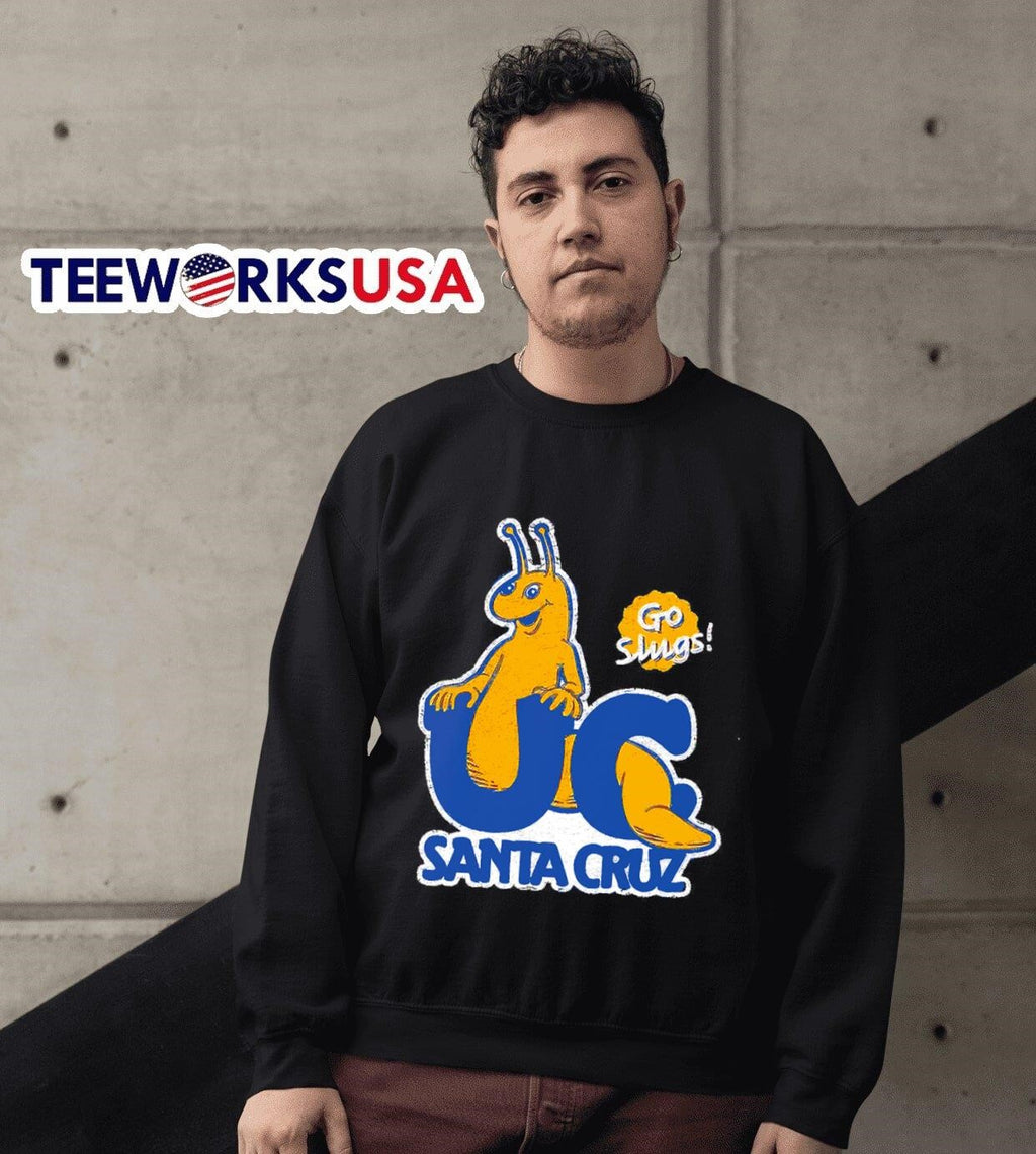 UC Santa Cruz go Slugs banana logo retro - Adult & Kids T-Shirts, Sweatshirts & Hoodies apparel design preview 3