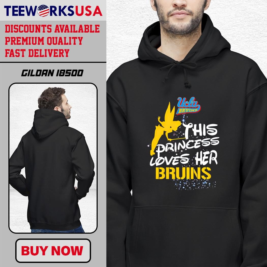 UCLA This Princess Love Her Bruins - Adult & Kids T-Shirts, Sweatshirts & Hoodies apparel design preview 2