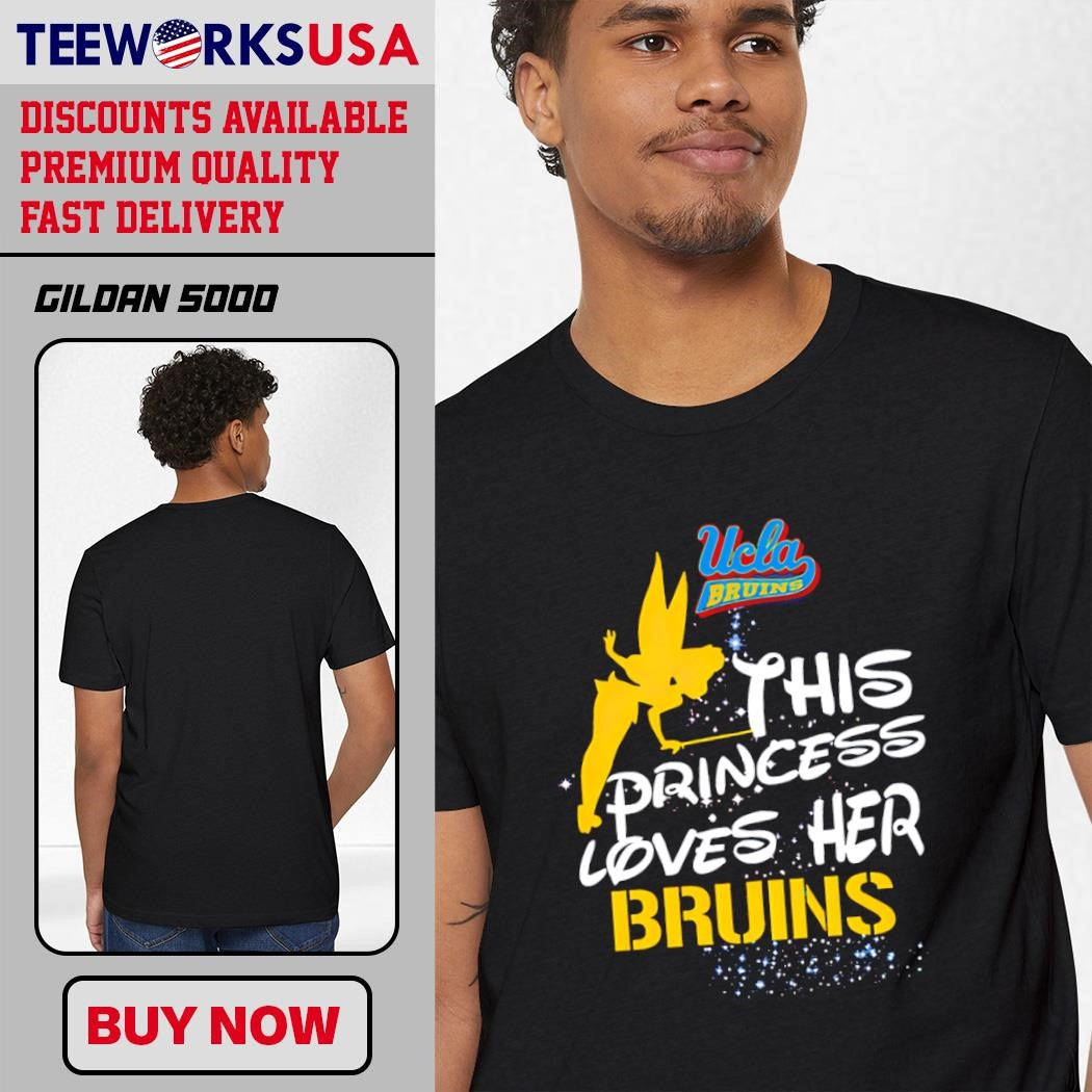 UCLA This Princess Love Her Bruins - Adult & Kids T-Shirts, Sweatshirts & Hoodies apparel design preview 1