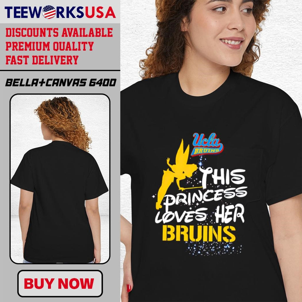 UCLA This Princess Love Her Bruins - Adult & Kids T-Shirts, Sweatshirts & Hoodies apparel design preview 4
