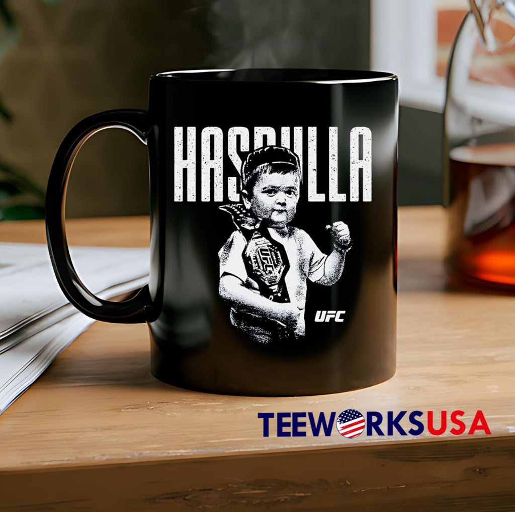 UFC Hasbulla Stamp retro - Adult & Kids T-Shirts, Sweatshirts & Hoodies apparel design preview 2