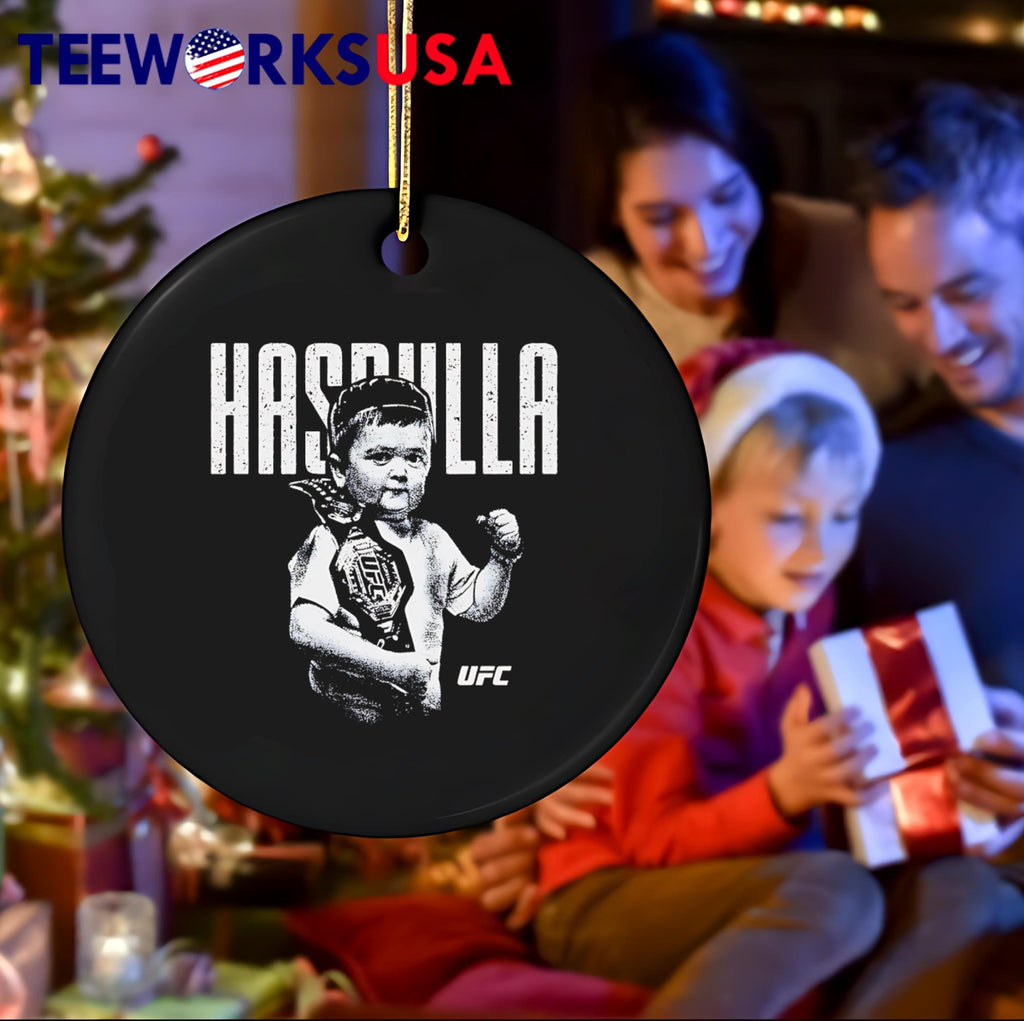 UFC Hasbulla Stamp retro - Adult & Kids T-Shirts, Sweatshirts & Hoodies apparel design preview 4