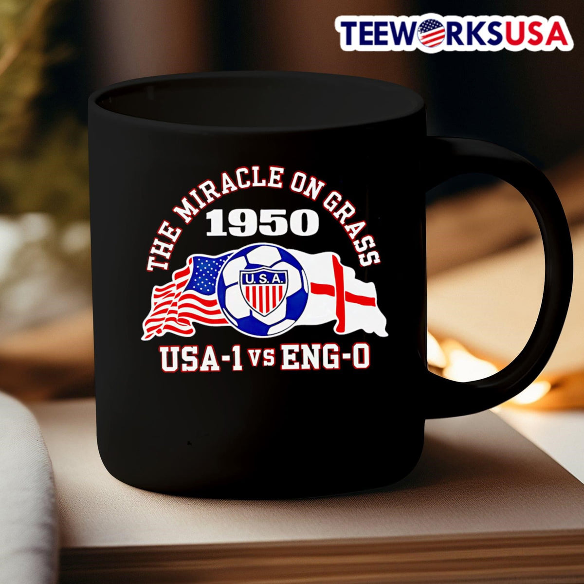 US Soccer The Miracle On Grass 1950 - Adult & Kids T-Shirts, Sweatshirts & Hoodies apparel design preview 3