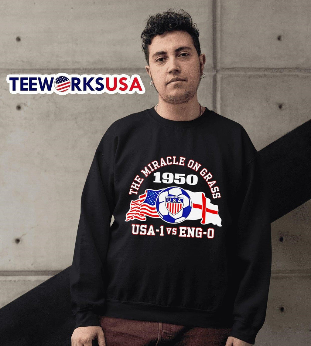 US Soccer The Miracle On Grass 1950 - Adult & Kids T-Shirts, Sweatshirts & Hoodies apparel design preview 6