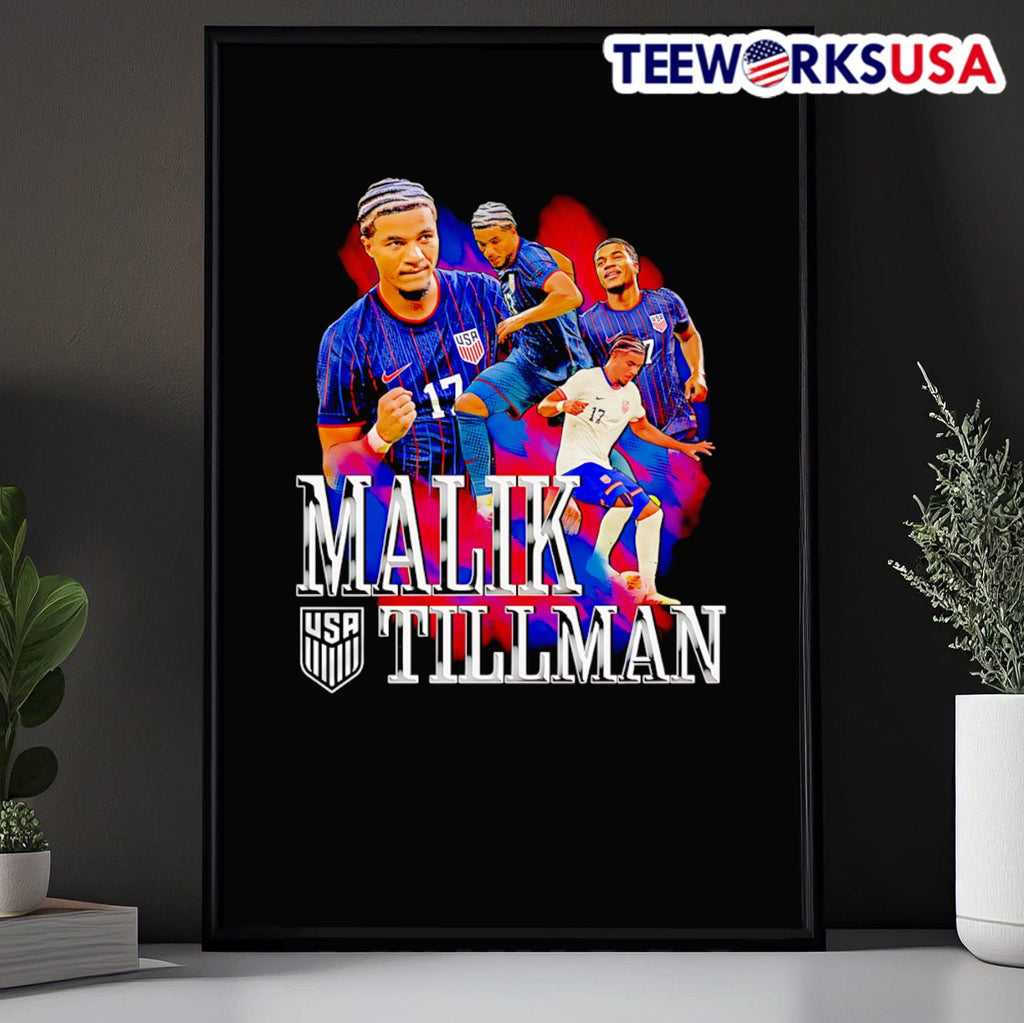 USMNT Malik Tillman graphic - Adult & Kids T-Shirts, Sweatshirts & Hoodies apparel design preview 5