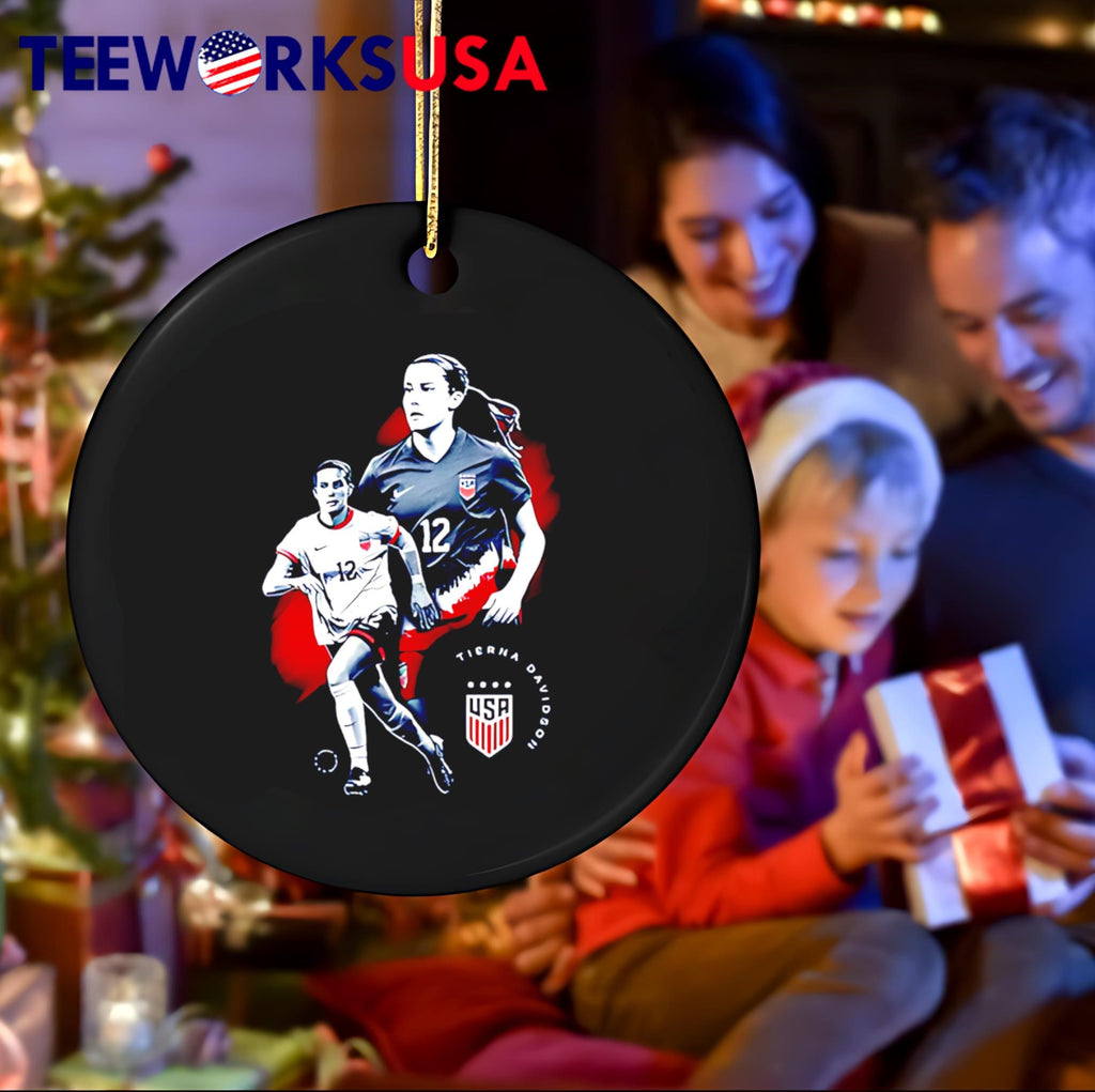 USWNT Tierna Davidson Graphic - Adult & Kids T-Shirts, Sweatshirts & Hoodies apparel design preview 4