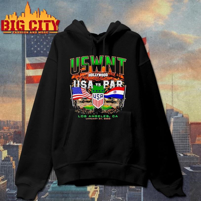 USWNT Vs Paraguay 2026 Hollywood UFC - Adult & Kids T-Shirts, Sweatshirts & Hoodies apparel design preview 2