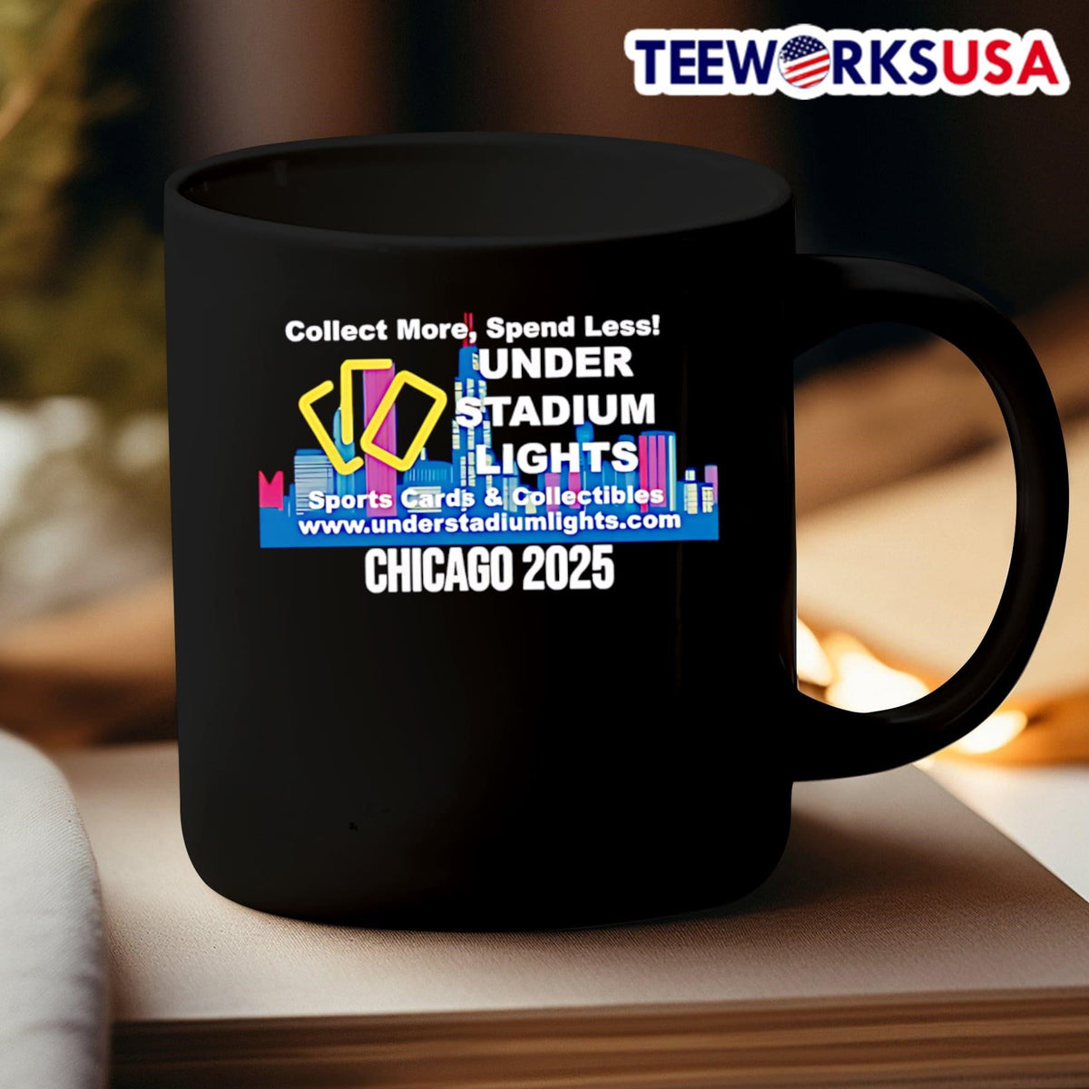Under Stadium Lights Chicago 2025 - Adult & Kids T-Shirts, Sweatshirts & Hoodies apparel design preview 3