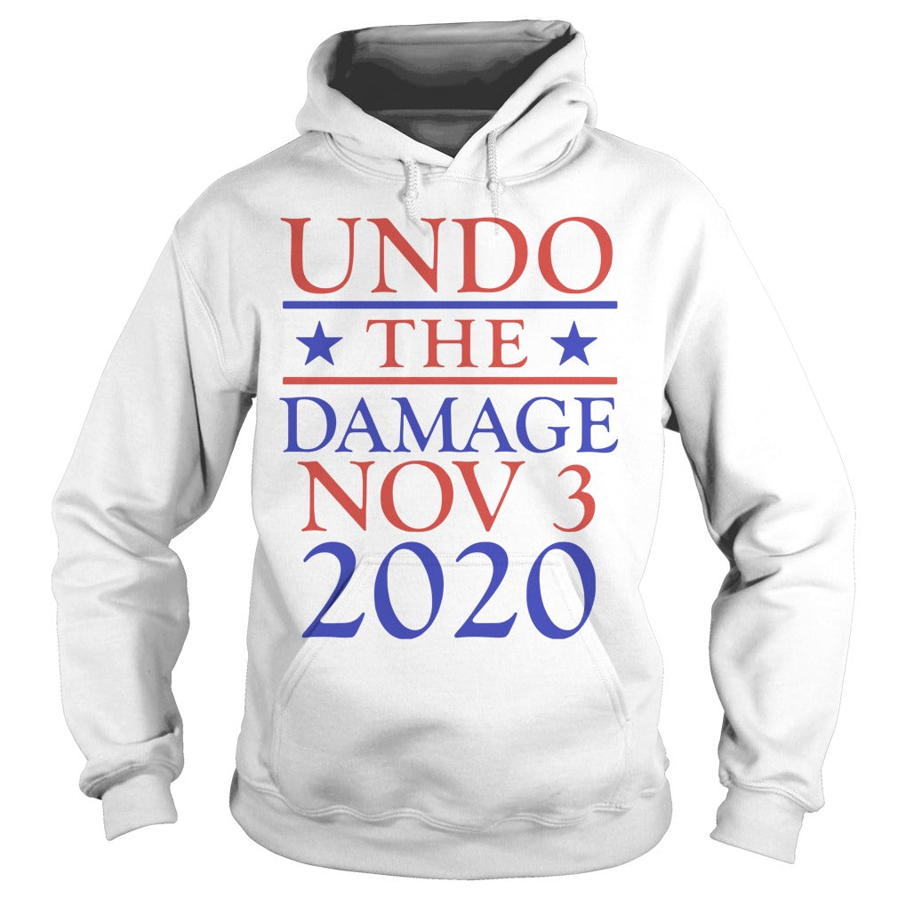 Undo The Damage Nov 3 2020 - Adult & Kids T-Shirts, Sweatshirts & Hoodies apparel design preview 4