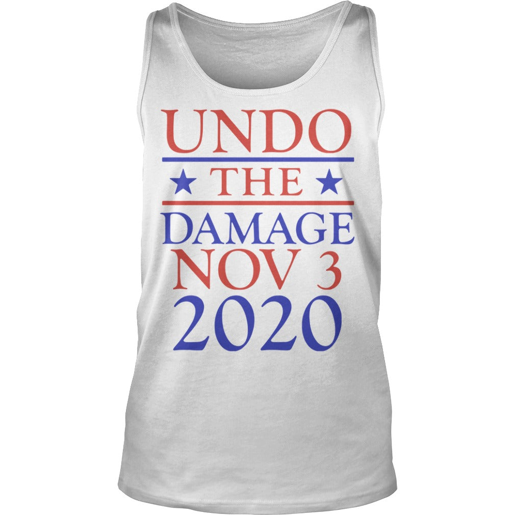 Undo The Damage Nov 3 2020 - Adult & Kids T-Shirts, Sweatshirts & Hoodies apparel design preview 3