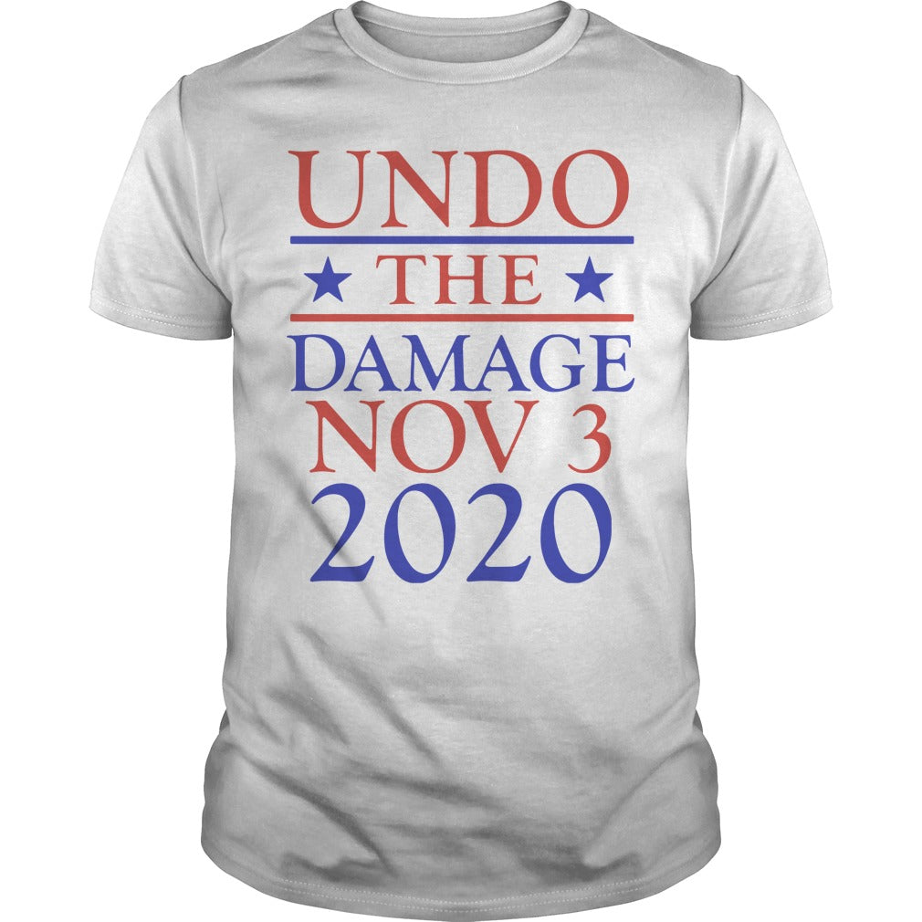 Undo The Damage Nov 3 2020 - Adult & Kids T-Shirts, Sweatshirts & Hoodies apparel design preview 1