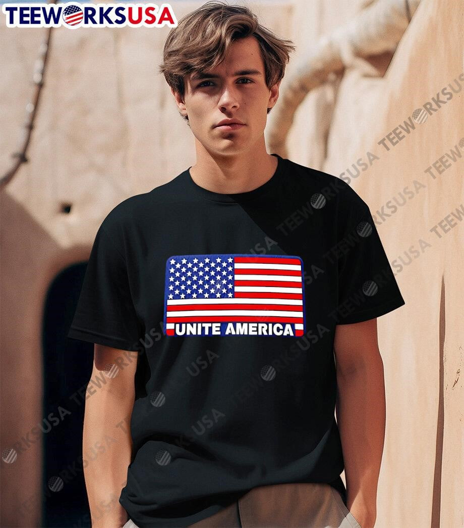 Unite America Flag - Adult & Kids T-Shirts, Sweatshirts & Hoodies apparel design preview 1