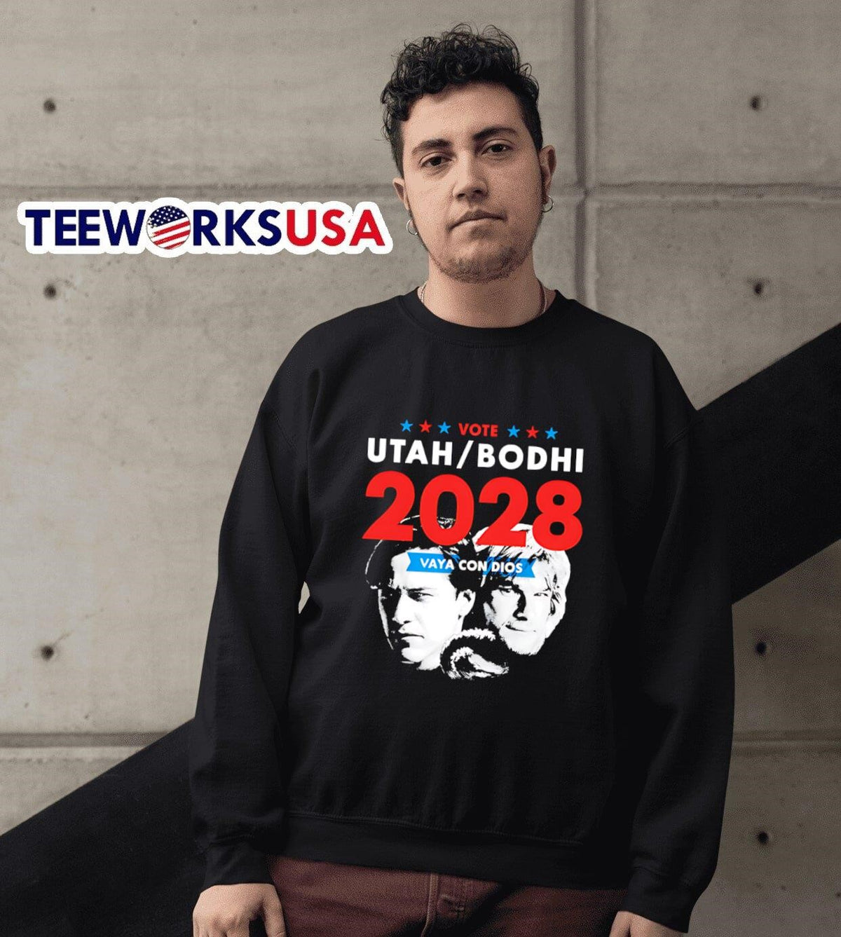 Utah Bodhi 2028 Vaya Con Dios - Adult & Kids T-Shirts, Sweatshirts & Hoodies apparel design preview 6