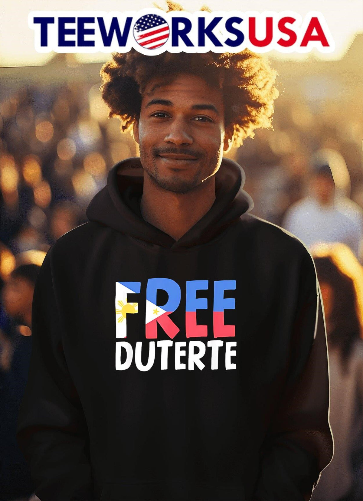 Free Duterte President Rodrigo Digong - Adult & Kids T-Shirts, Sweatshirts & Hoodies apparel design preview 2