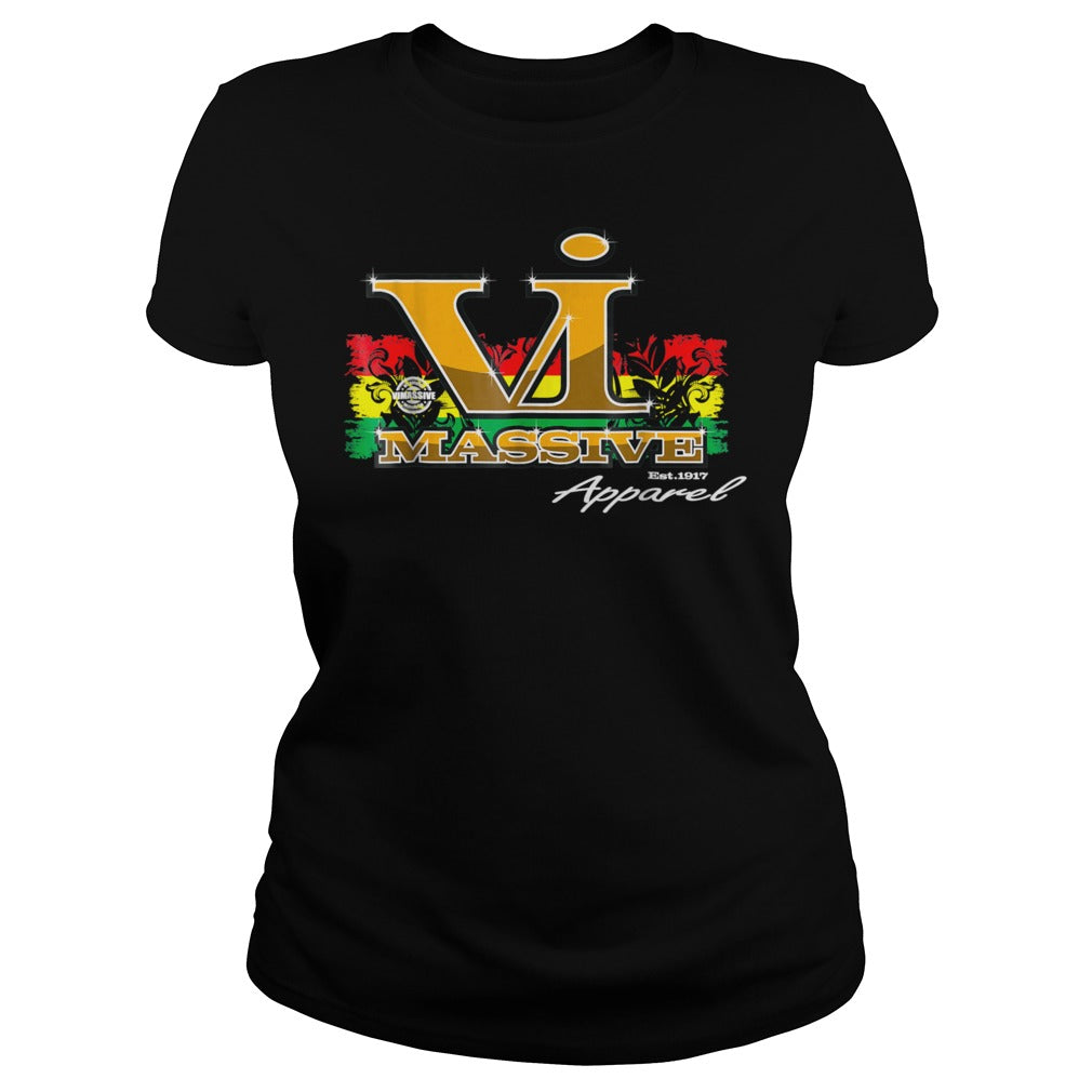 VI Massive Black - Adult & Kids T-Shirts, Sweatshirts & Hoodies apparel design preview 2