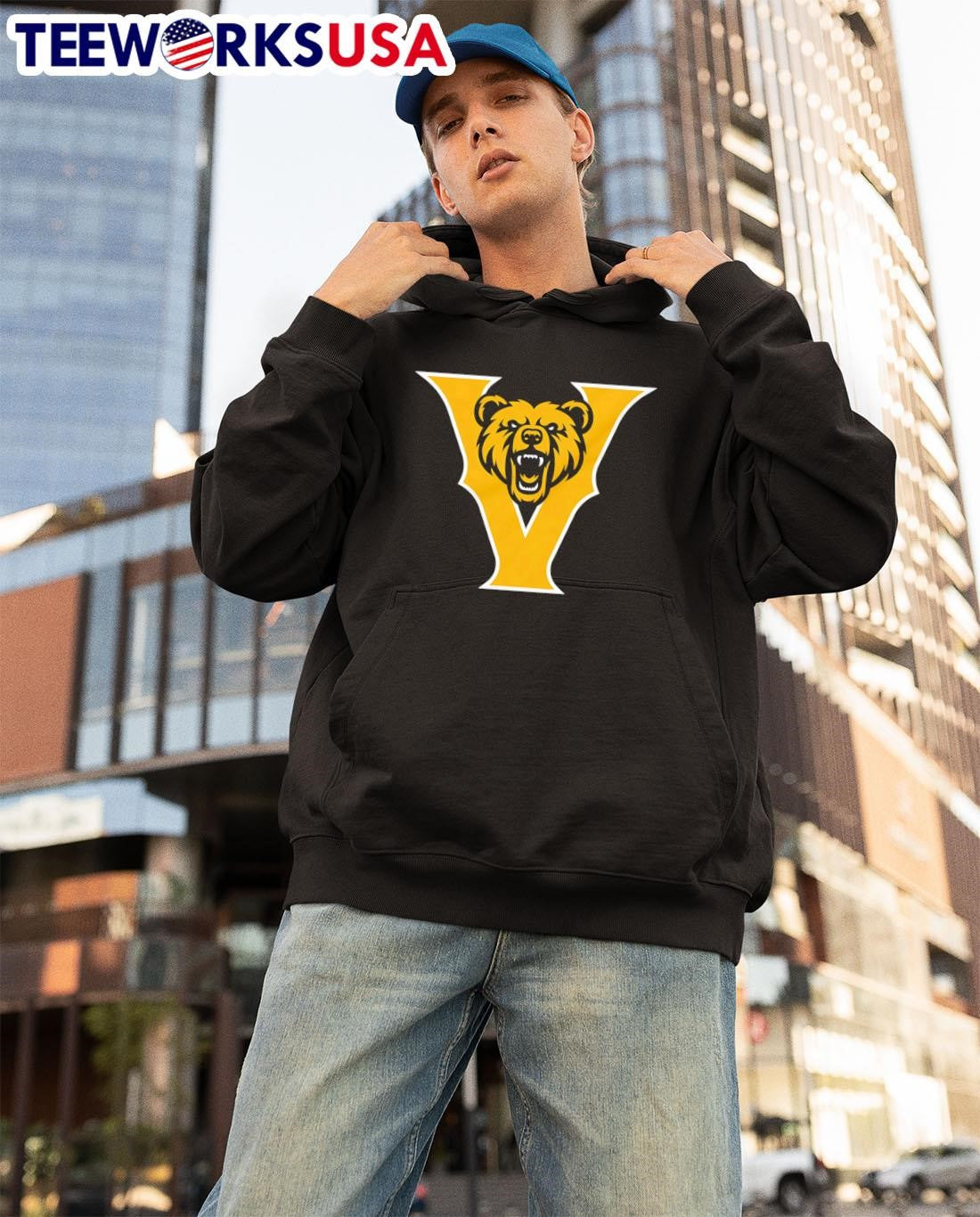 Valley Bears Logo - Adult & Kids T-Shirts, Sweatshirts & Hoodies apparel design preview 3
