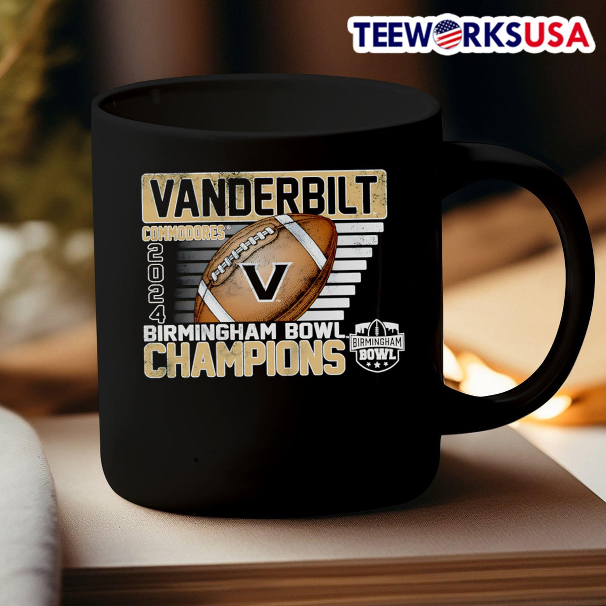 Vanderbilt Commodores 2024 Birmingham Bowl Champions - Adult & Kids T-Shirts, Sweatshirts & Hoodies apparel design preview 3