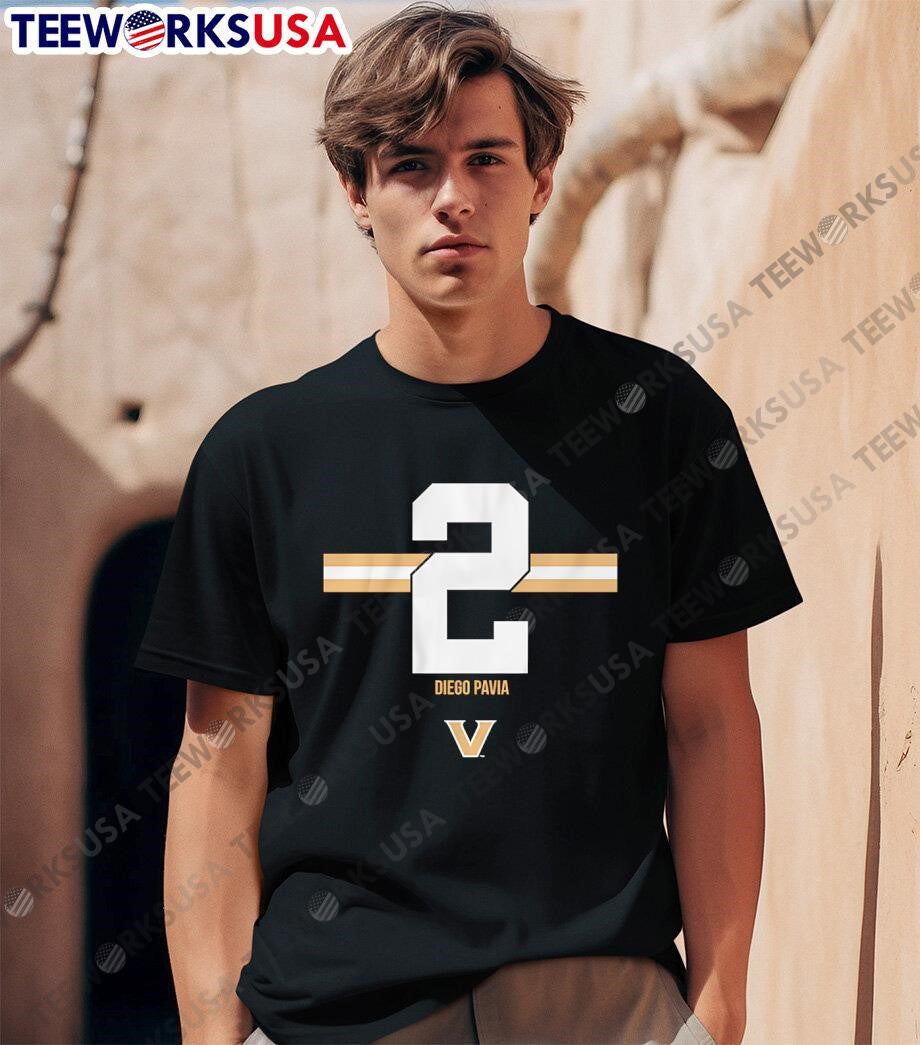 Vanderbilt Commodores Diego Pavia 2 - Adult & Kids T-Shirts, Sweatshirts & Hoodies apparel design preview 1