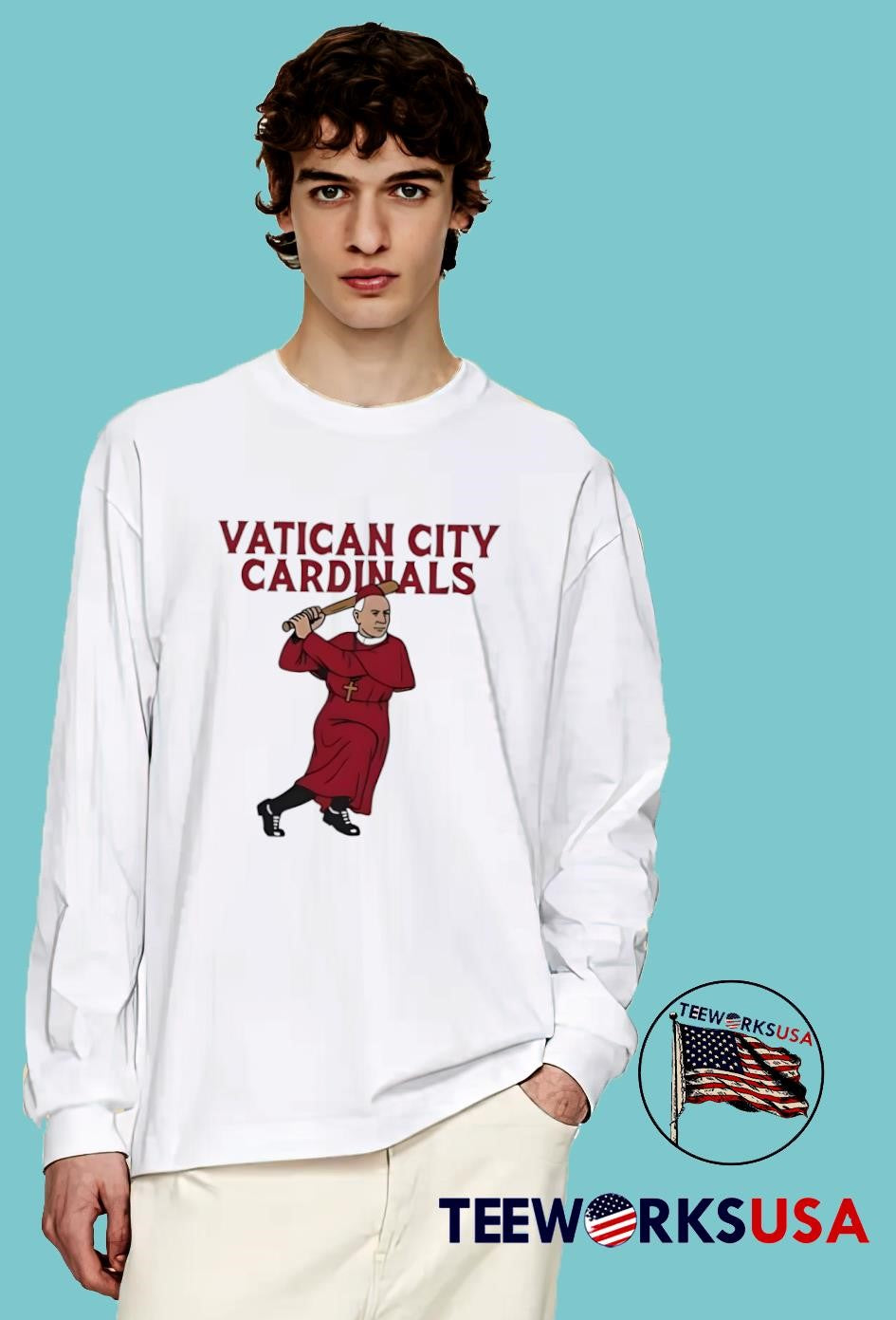 Vatican cardinals team - Adult & Kids T-Shirts, Sweatshirts & Hoodies apparel design preview 4