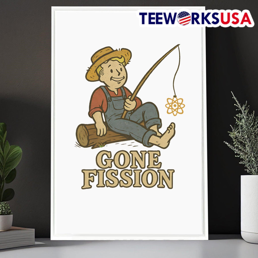 Vault Boy gone fission - Adult & Kids T-Shirts, Sweatshirts & Hoodies apparel design preview 6