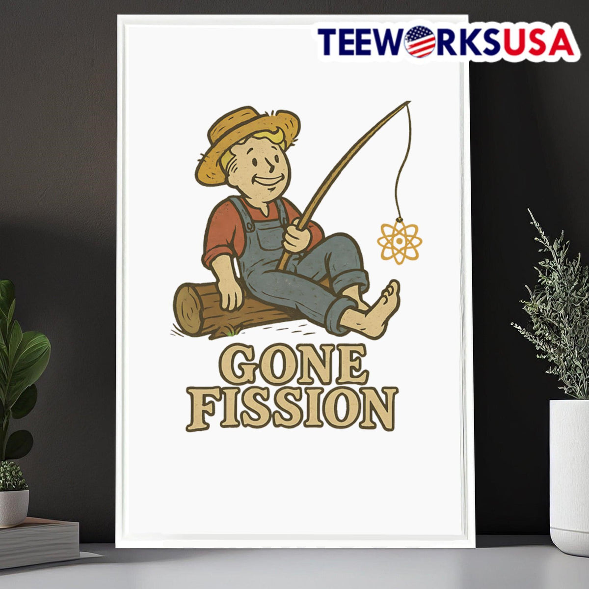 Vault Boy gone fission - Adult & Kids T-Shirts, Sweatshirts & Hoodies apparel design preview 6